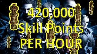 Самый простой способ прокачки очков навыков в Resident Evil 6 — 420 000 SP В ЧАС!!! *РУКОВОДСТВО*