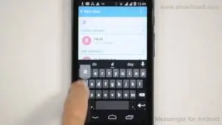 Hike Messenger - How To Send A New Message By Searching For A Person