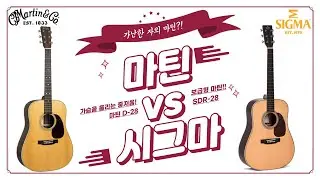 [마틴vs.시그마] 마틴 D-28 vs 시그마 SDR-28 기타 비교 (Martin D-28 vs. Sigma SDR-28 Guitar Review)
