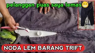 Bersihkan Noda lem dengan tepat -Laundry Satuan
