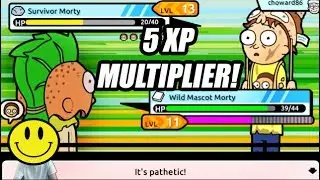 Pocket Mortys &mdash; множитель опыта 5 в многопользовательском режиме!