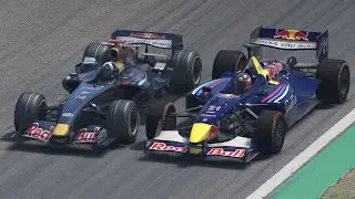 Red Bull F1 vs Champ Car at Monza