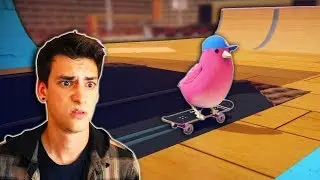 SKATEBOARDING...AS A BIRD? (Skatebird)