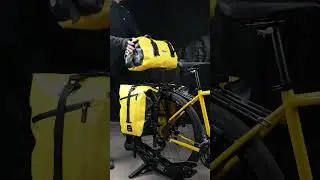Adventure Awaits: Long-Distance Touring Bike Panniers in Vibrant Yellow - Expedition Series 🚴&zwj;♂️✨