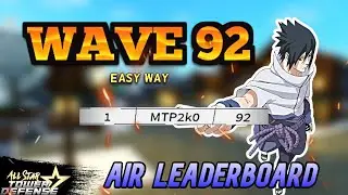 How To Get Wave 92 (Air Leaderboard) | All Star Tower Defense