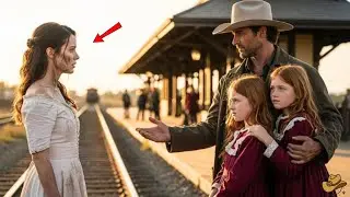 She Was Rejected at the Station—Then a Cowboy Whispered, “My Twins Need a Mother Like You”