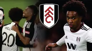 Fulham 2023-2024 Cup Away Nameset for Football Shirt Any Name & Number | Willian | Free Font Fulham