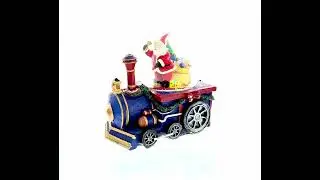 Santa's Train of Gifts: Musical Water Snow Globe with Delivery Delight (PM-106)