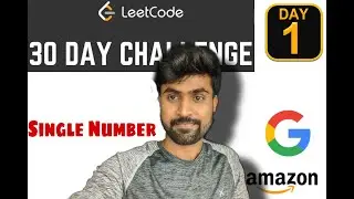 Single Number |Leetcode Problem | Python Solution | Google & Amazon interview question