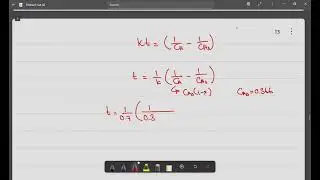AIU Kinetics and Reactor Design   Problem Set 2   Part 02