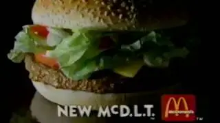 1985 McDonald's *NEW* McD.L.T. 