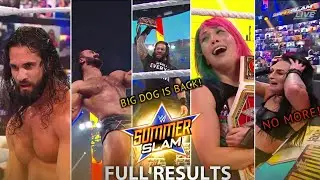 WWE SummerSlam 2020 Full Results | K K King Wrestler