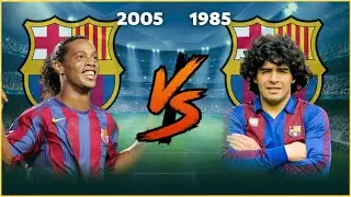 2005 Ronaldinho 🆚 1985 Maradona💪