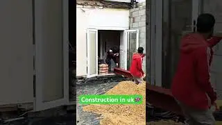 Building  work in uk 🇬🇧. 4 builder left 1 thousand kg #viral #london #uk #construction #reels