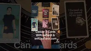 CANCER: 3 Cards Caring #cancer #tarot #tarotreading #astrology #tarotreader #cancertarot