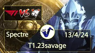Spectre Dota 2 - 23savage - 13/4/24 - Safe Lane / Pos 1 - T1 VS Virtus.pro - TI10 Group Stage