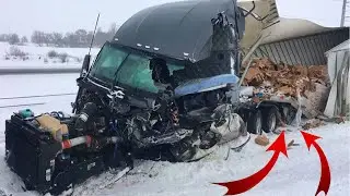 GOOD Driving skills or Luck/ Extremely DANGEROUS Ship Accident & Dump Truck Crashing/ CLOSE CALLS