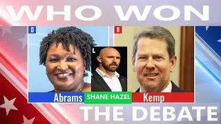 WHO WON THE  Georgia Governor's debate Kemp, Abrams, or Hazel The debate | Highlights