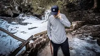 Exploring Milton In The Warm Winter Sun Waterfalls & Campfires (Hilton Falls)