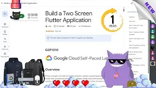 Build a Two Screen Flutter Application  #2025 | #GSP1010 |#qwiklabs |#Solution