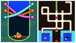 Save The Fish - save the fish game - pull the pin- Level 46 - 70 || @lovetoogaming