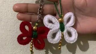 Easy Dragonfly Making Idea withYarn - You will Love It !! DIY Amazing Woolen Crafts. 🧶