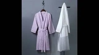 YRF-Bathrobes,Luxuriously Gold Color Bathrobes,Men'Swrap,Gray Bath Robes For Women,China