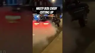 BOX CHEVY CUTTING UP 💨‼️ #boxchevyworld  #boxchevy #burnout #carvideo #procharged #viralvideo