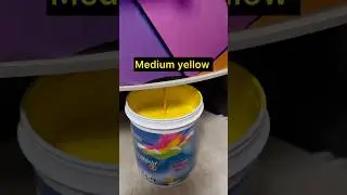 Yellow to Vibrant orange | Exterior paint
