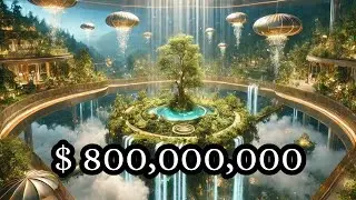 Inside the $800M Floating Sky Palace City  AI Fantasy Architecture Tour