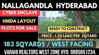 Huda Plots for sale in Nallagandla Hyderabad