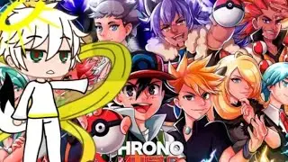 Pokemons Lendarios/Miticos reagem ao rap dos Campeões(Chrono)(Gacha club)
