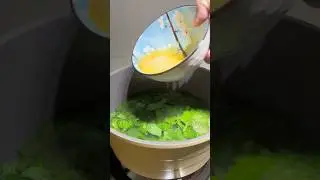 How to cook mint leaves egg soup