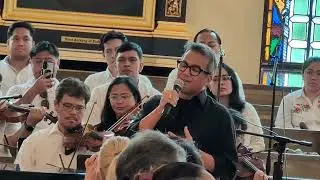 Franco Laurel sings for the COCOY LAUREL Inurnment