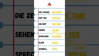 Learn 7 Daily German Words in 30 Seconds = #learngerman #GermanShorts #GermanVocabulary#deutsch