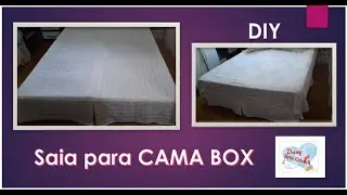 Saia para cama BOX - Passo a Passo - BOX bed skirt