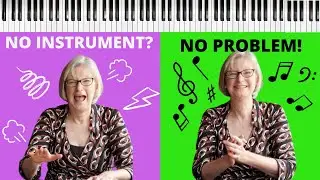 No musical instrument? How to start playing music with no instrument!