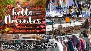 Hello November | Winter Local Market(marsha) | chatpati baaty or sath sath shopping | Enjoy whether 
