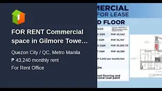 FOR RENT Commercial space in Gilmore Tower 92 sqm