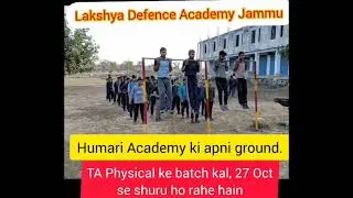 @lakshyadefenceacademyjammu I TA Physical Training, Training by Army Commando, Physical fitness