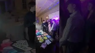 Sweet 16 Photo Booth with Flower Wall & Neon