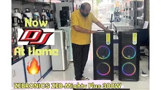 ZEBRONICS Zeb-Mighty Plus 2.0 Dj Speaker 300W With LED Lights @zebronics #partyspeaker 🔥9752619999