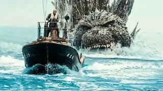 Using sea mines 😱 to survive from the giant sea monster | best movies