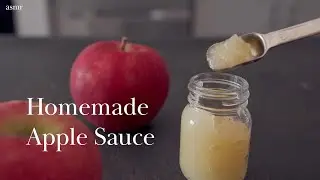 [asmr] How to make Homemade Apple Sauce || Robert Wu
