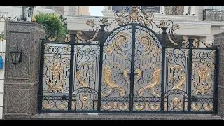 Wrought Iron Gate Above 8ft height Gate Design - Spanish #gate  - Heavy Duty  #gate Sajjad and Sons