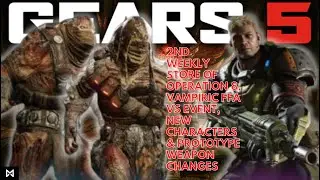 GEARS 5: второй еженедельный магазин Operation 8, новое событие VS, новые персонажи и изменения в прототипах оружия
