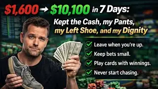 $1,600 &rarr; $10,100 in 7 Days: Kept the Cash, my Pants, my Left Shoe, and my Dignity