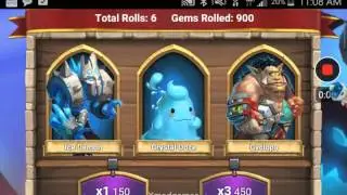 Rolling 300000 gems