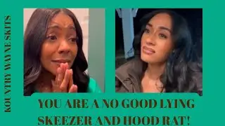 YOU LOW DOWN DIRTY SKEEZER AND HOOD RAT!
