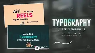 How To Edit TYPOGRAPHY Reels in Capcut |😱 Ai VOICE Typography Video Editing | Full Breakdown